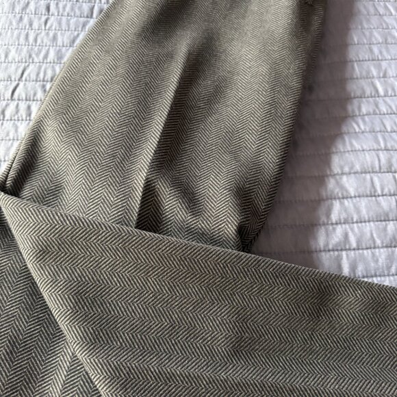 J. Jill Ponte Slim Gray Chevron Pant | Size m - Picture 1 of 8